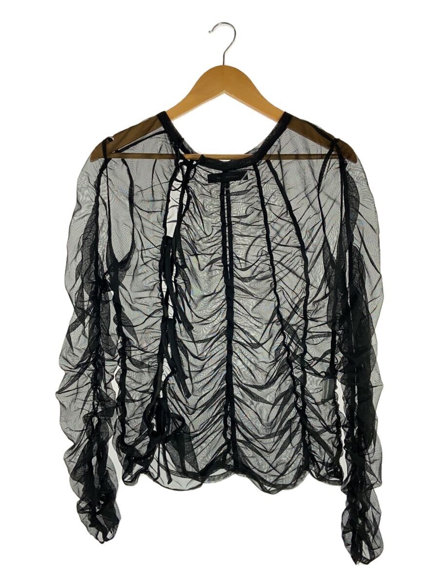 【中古】NOT CONVENTIONAL◆トップス/FREE/ポリエステル/BLK/N25-034-BLK【レディース御召しもの】