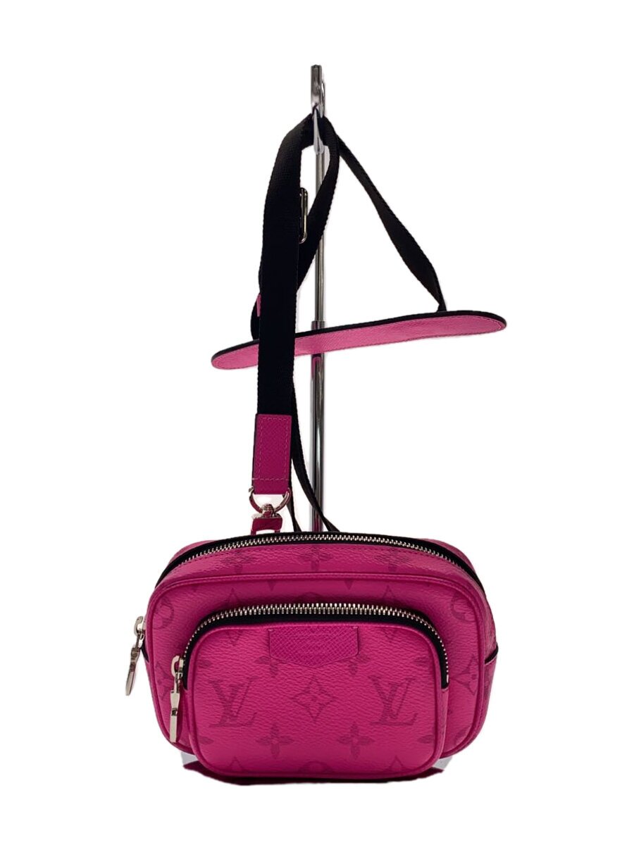 【中古】LOUIS VUITTON◆タイガラマ/アウトドアポシェット/ショルダーバッグ/PVC/PNK/M30781【御徒面子】