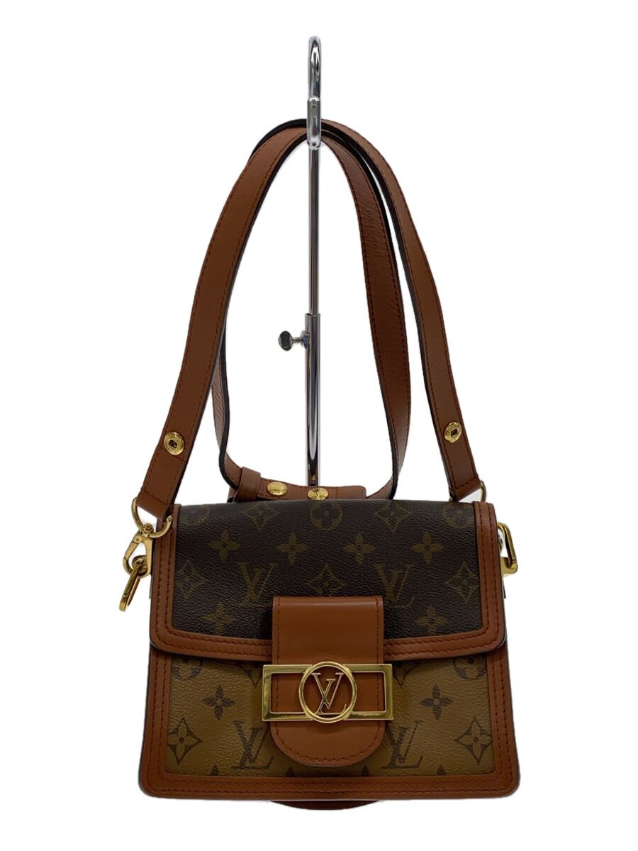【中古】LOUIS VUITTON◆ドーフィーヌMINI_モノグラム・リバース/PVC/BRW/モノグラム【バッグ】|2nd STREET 店