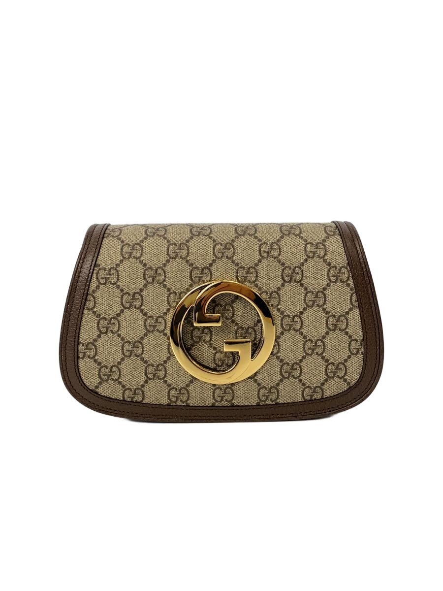 【中古】GUCCI◆ショルダーバッグ/--/BRW/総柄/703807【御徒面子】