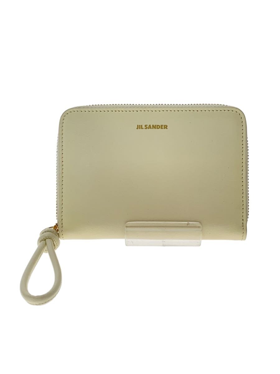 【中古】JIL SANDER◆2つ折り紙入れ/--/白いこと/レディース【服飾雑貨他】