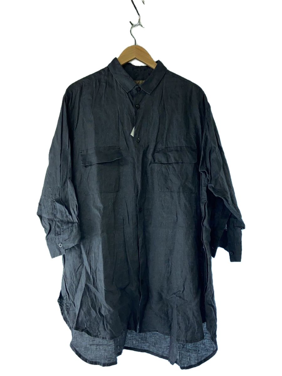 【中古】Robes\u0026Confections◆長袖プルオーバー/1/リネン/GRY/ARC-B02-301【メンズウェア】