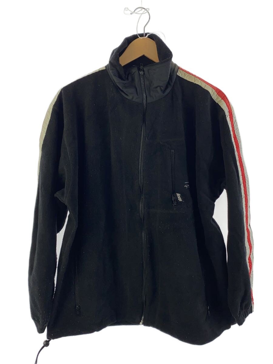 【中古】STUSSY◆■OLD/OUTDOOR/サイドテープ/フリースジャケット/L/ポリエステル/BLK【メンズウェア】｜2ｎｄ STREET 店 12,698円