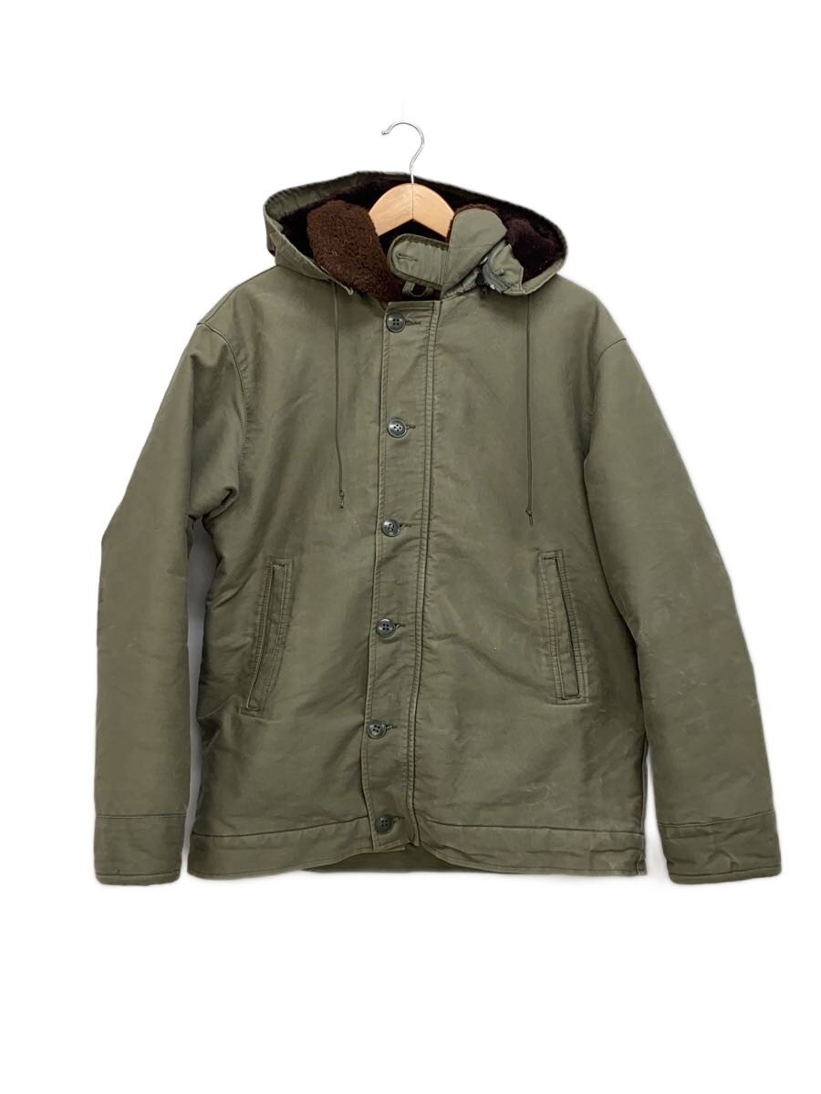 【中古】FRENCH MILITARY◆80s/N-1タイプ/フード付/デッキジャケット/M/コットン/KHK【メンズウェア】｜2ｎｄ STREET 店