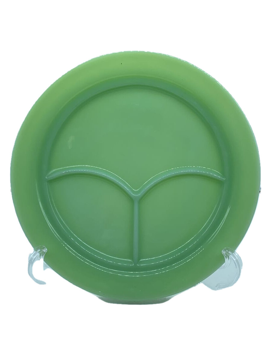 【中古】Fire King◆ジェダイ/3区画一皿/OVEN WARE/GRN//【勝手もと設備】