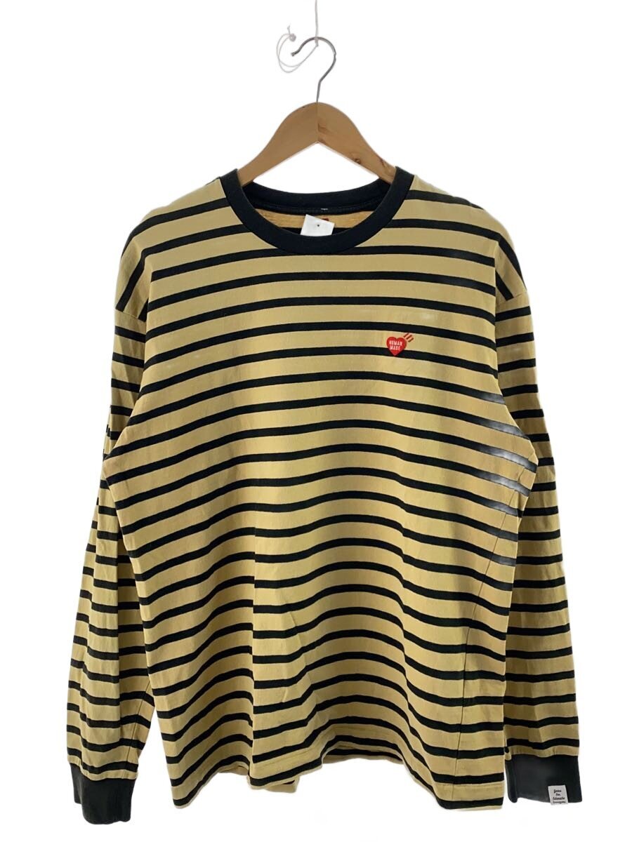【中古】HUMAN MADE◆長袖Tシャツ/XL/コットン/ボーダー【メンズウェア】|2nd STREET 店
