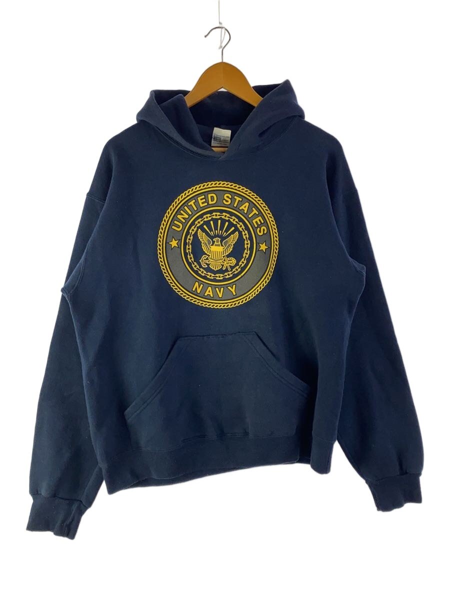 【中古】SOFFE◆90s/USA製/US.NAVY/パーカー/M/綿織物/NVY//【メンズウェア】