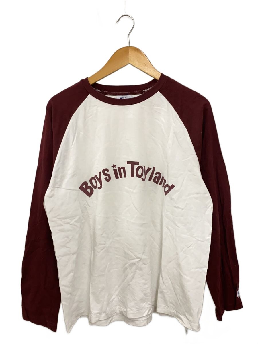 【中古】BOYS IN TOYLAND◆長袖プルオーバー/L/綿織物/WHT/BIT-23FW-103-BDX【メンズウェア】