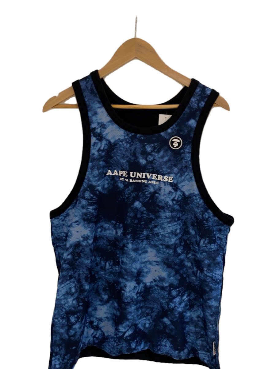 【中古】A BATHING APE◆貯蔵タンクいの一番/175/綿織物/BLU/総柄【メンズウェア】
