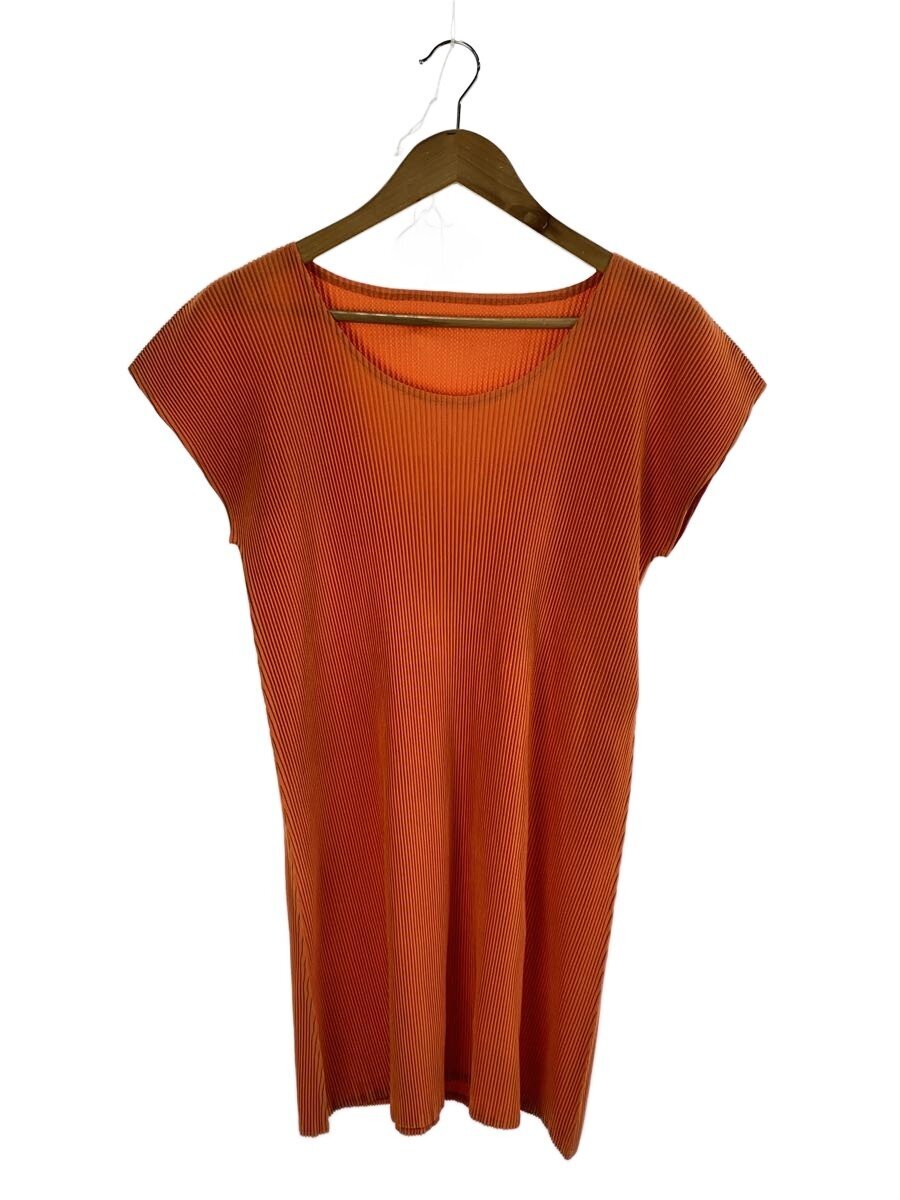 【中古】PLEATS PLEASE ISSEY MIYAKE◆ノースリーブ衣装/--/ポリエステル/ORN【レディースお召しもの】