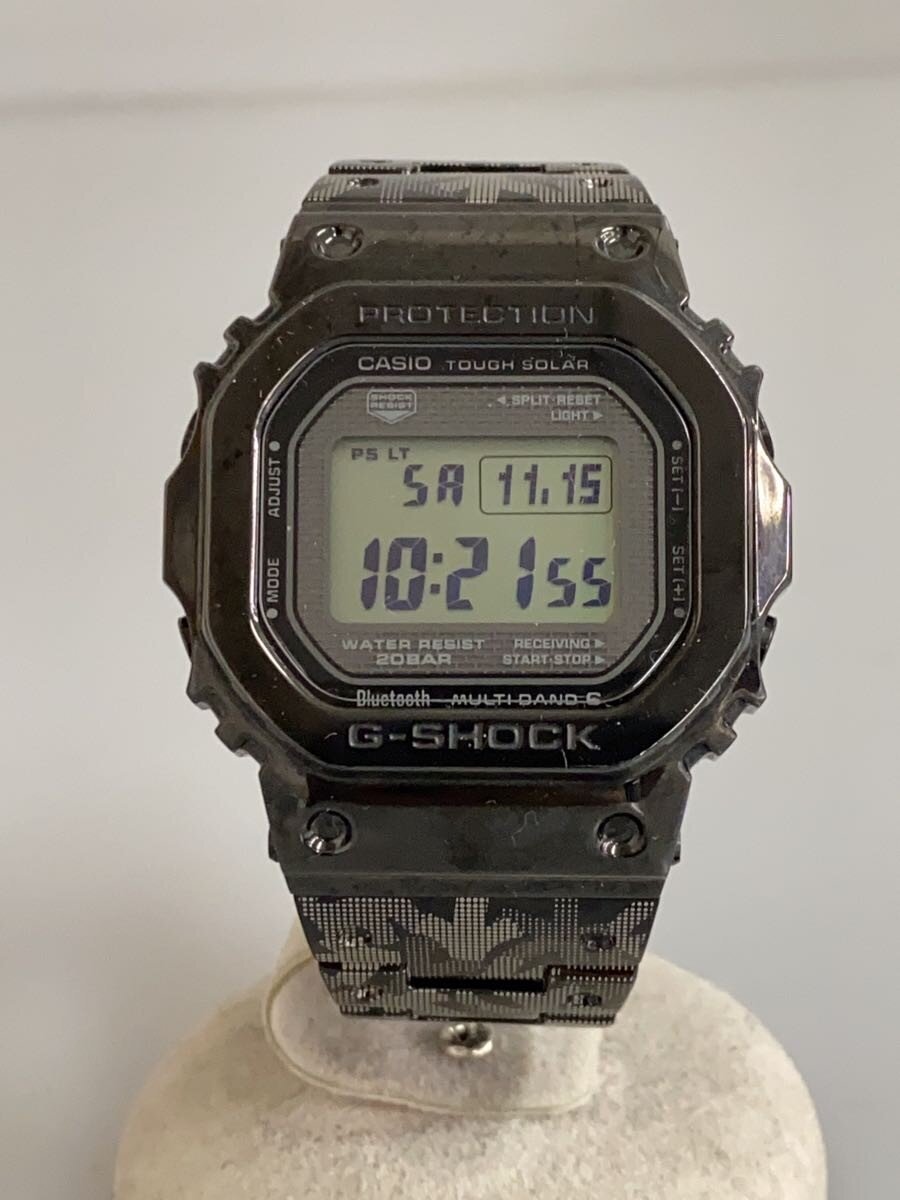 【中古】CASIO◆ソーラーウォッチ/デジタル/ステンレス鋼/GMW-B5000EH-1JR【服飾雑貨他】