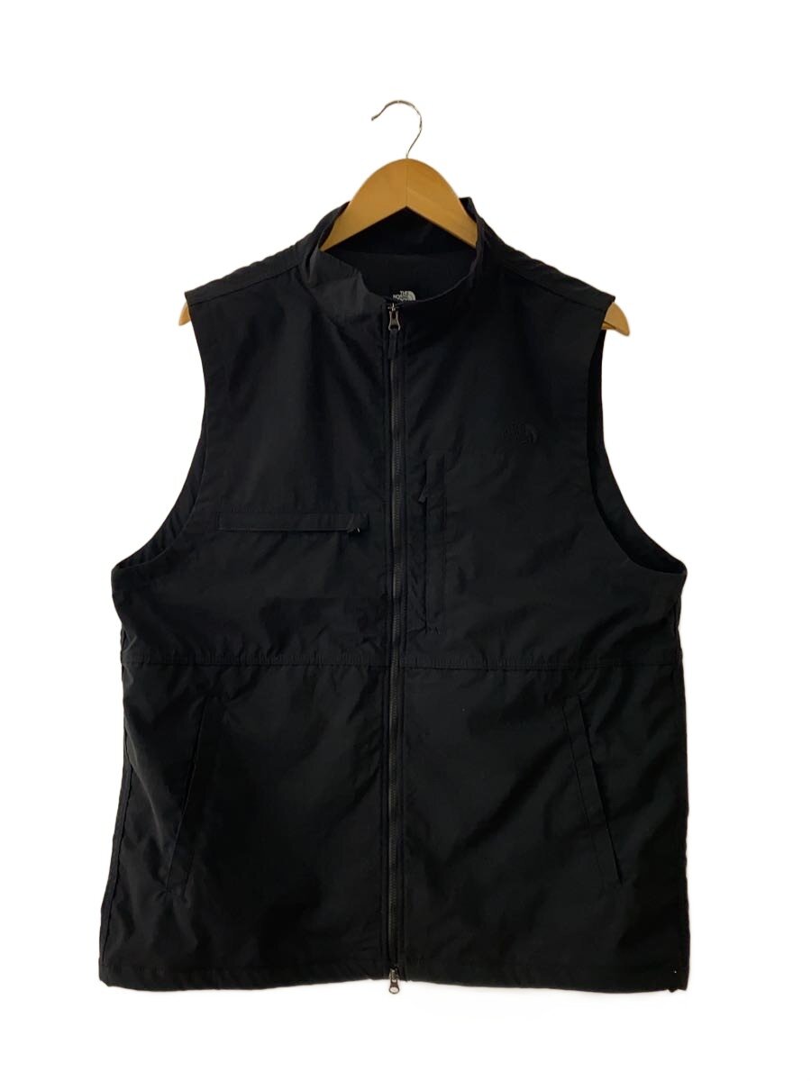 【中古】THE NORTH FACE◆トリップフィールドベスト/L/ポリエステル/BLK【メンズウェア】