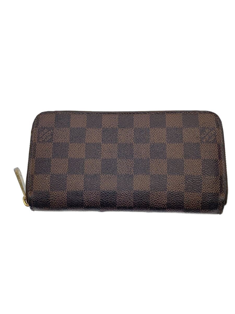 【中古】LOUIS VUITTON◆1)ジッピー・ウォレット_ダミエ・エベヌ/PVC/BRW/メンズ【服飾雑貨他】｜2ｎｄ STREET 店