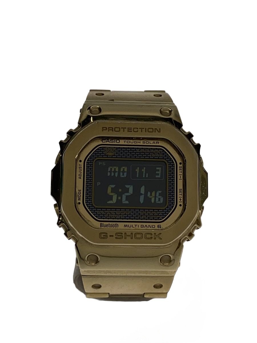 【中古】CASIO◆ソーラー腕時計・G-SHOCK/デジタル/ステンレス/GLD/GLD/SS【服飾雑貨他】｜2ｎｄ STREET 店