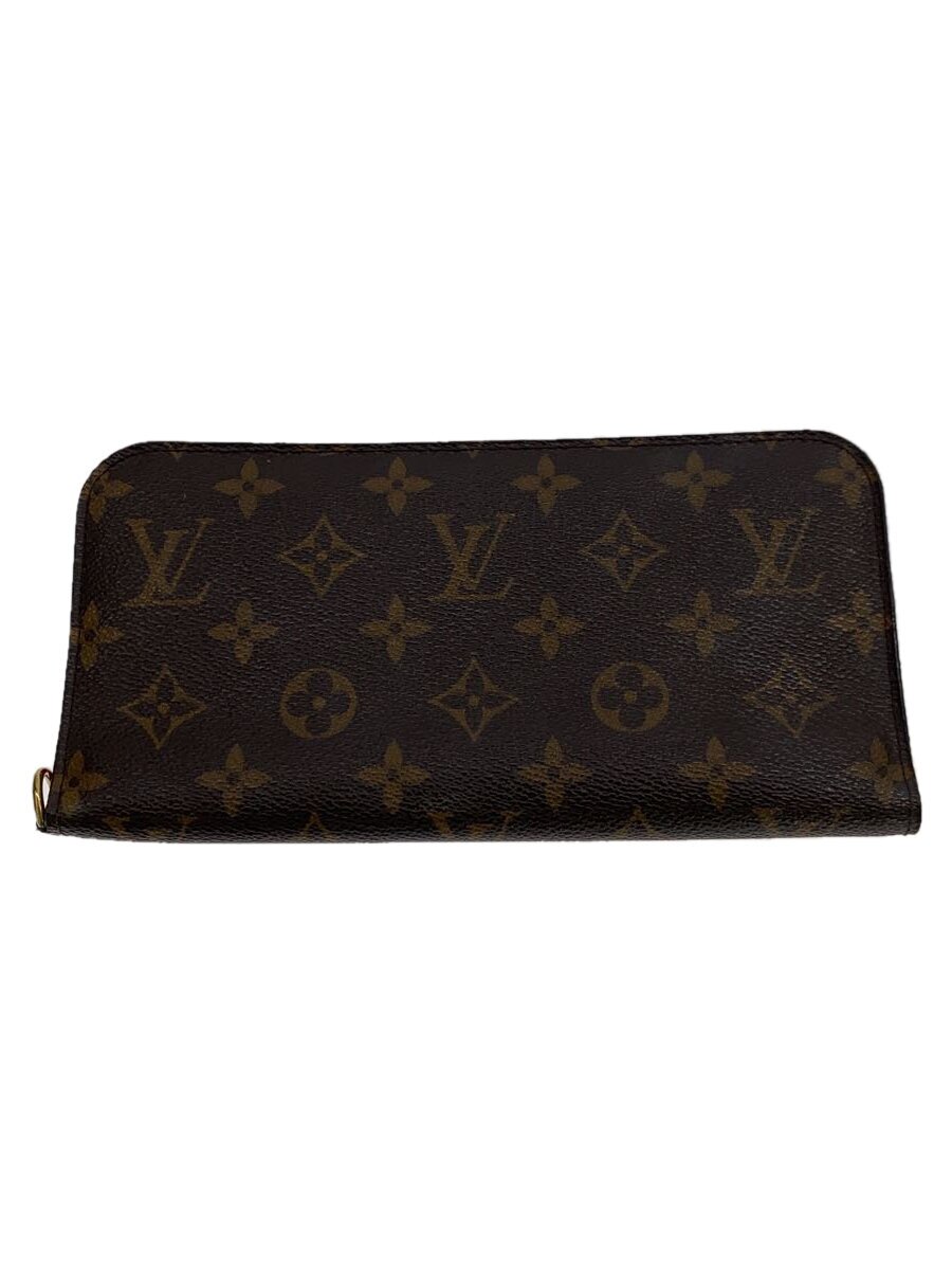 【中古】LOUIS VUITTON◆ポルト・フォイユ・アンソリット_モノグラム・キャンバス_BRW_ルージュ/PVC/BRW/総柄/レディース【服飾雑貨他】｜2ｎｄ STREET 店