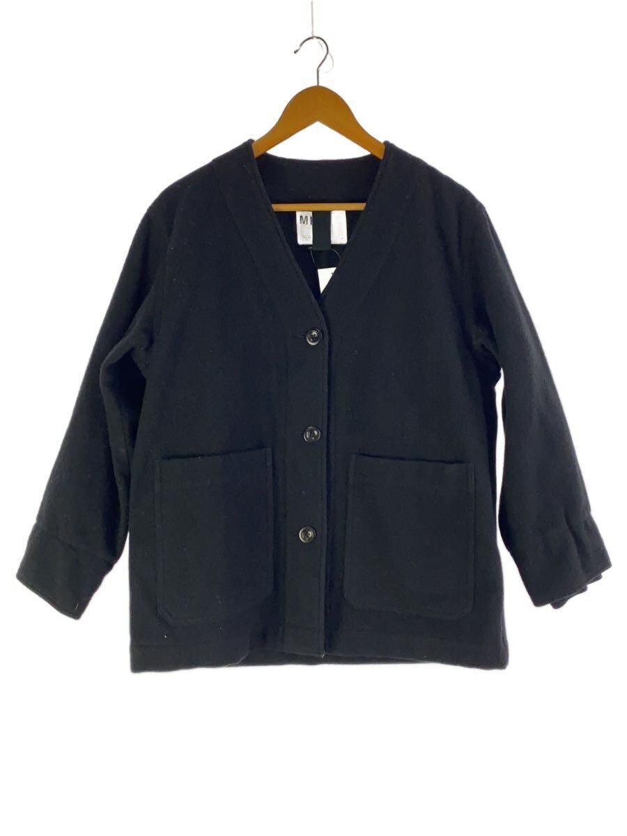 【中古】MHL.◆22AW/FELTED WOOL TWILL/ジャケット/2/ウール/BLK/595-2225502【レディースウェア】|2nd STREET 店