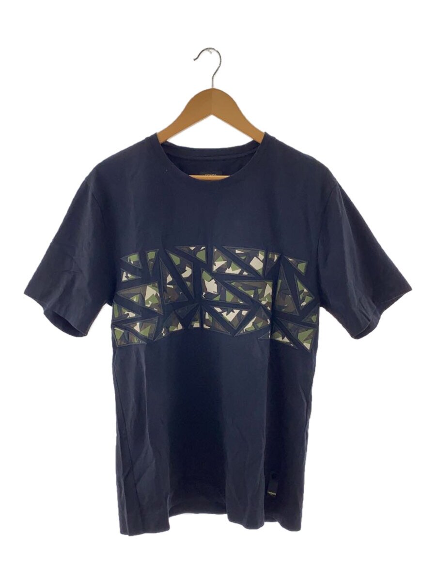 【中古】FENDI◆プルオーバー/S/綿織物/BLK/無地/FY0963 A210【メンズウェア】