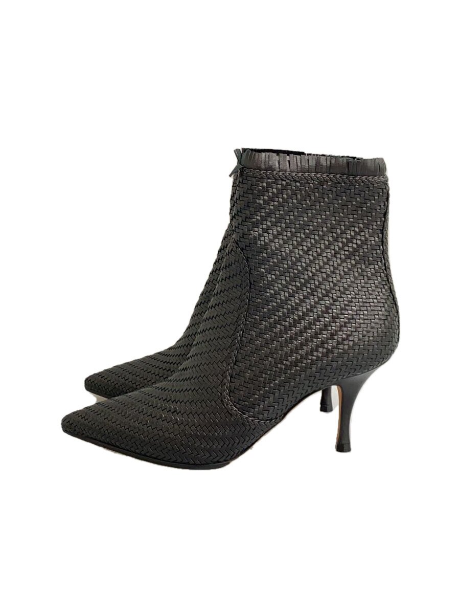 【中古】Christian Dior◆編み込みショートブーツ/35/BLK【シューズ】｜2ｎｄ STREET 店