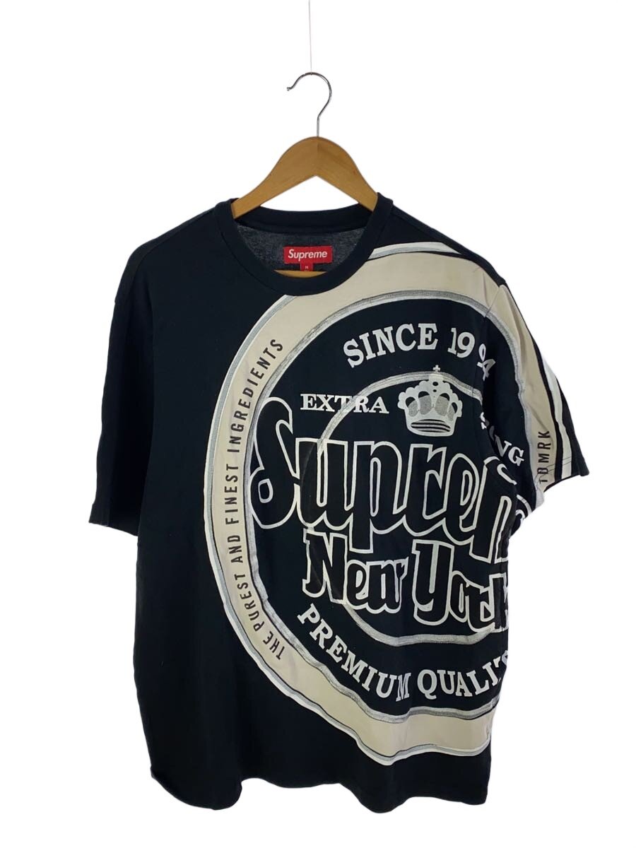 【中古】Supreme◆プルオーバー/M/綿織物/黒いこと【メンズウェア】