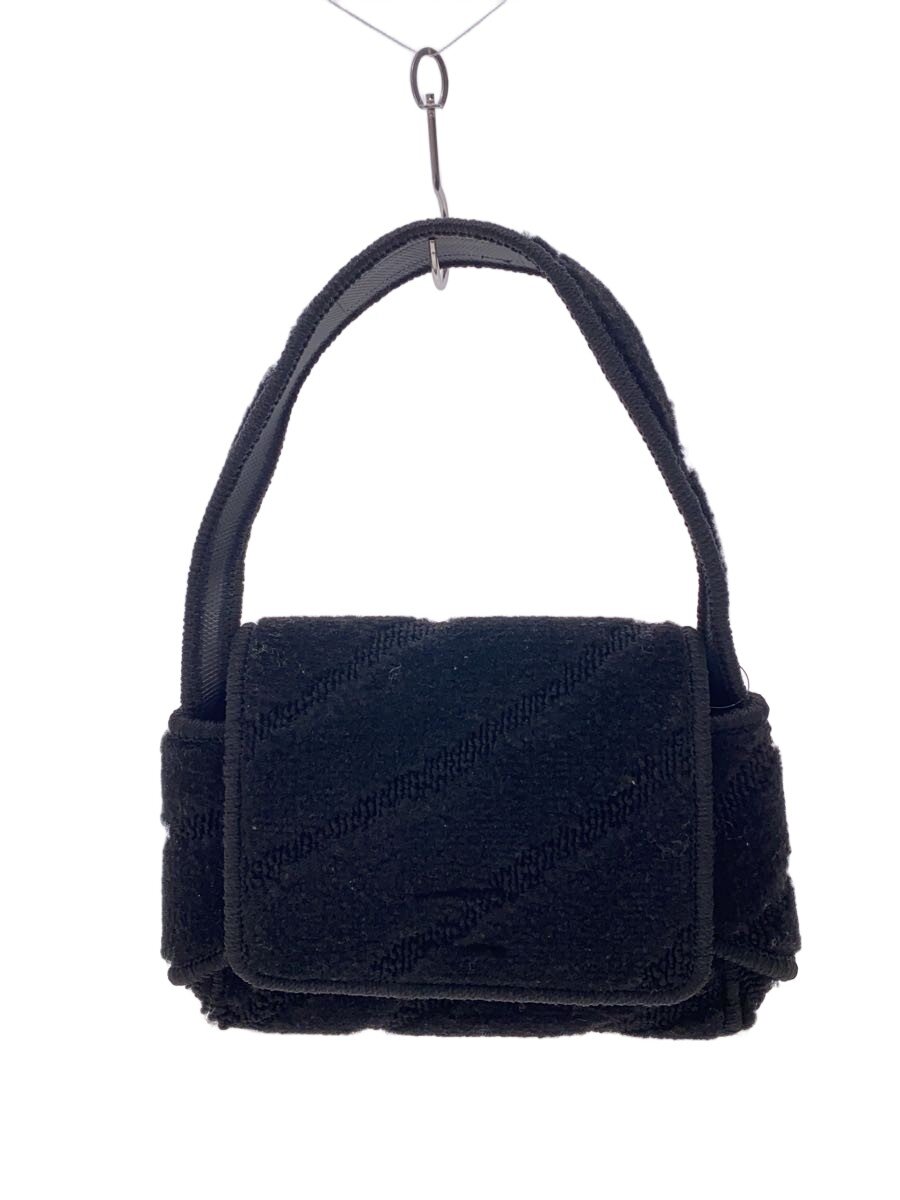 【中古】beautiful people◆CAR MAT ASSEMBLE CLUTCH BAG/ハンドバック/BLK/7135611943【御徒面子】