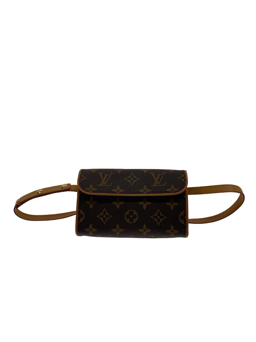【中古】LOUIS VUITTON◆ポシェット・フロランティーヌ_モノグラム・帆布/PVC/BRW【御徒面子】