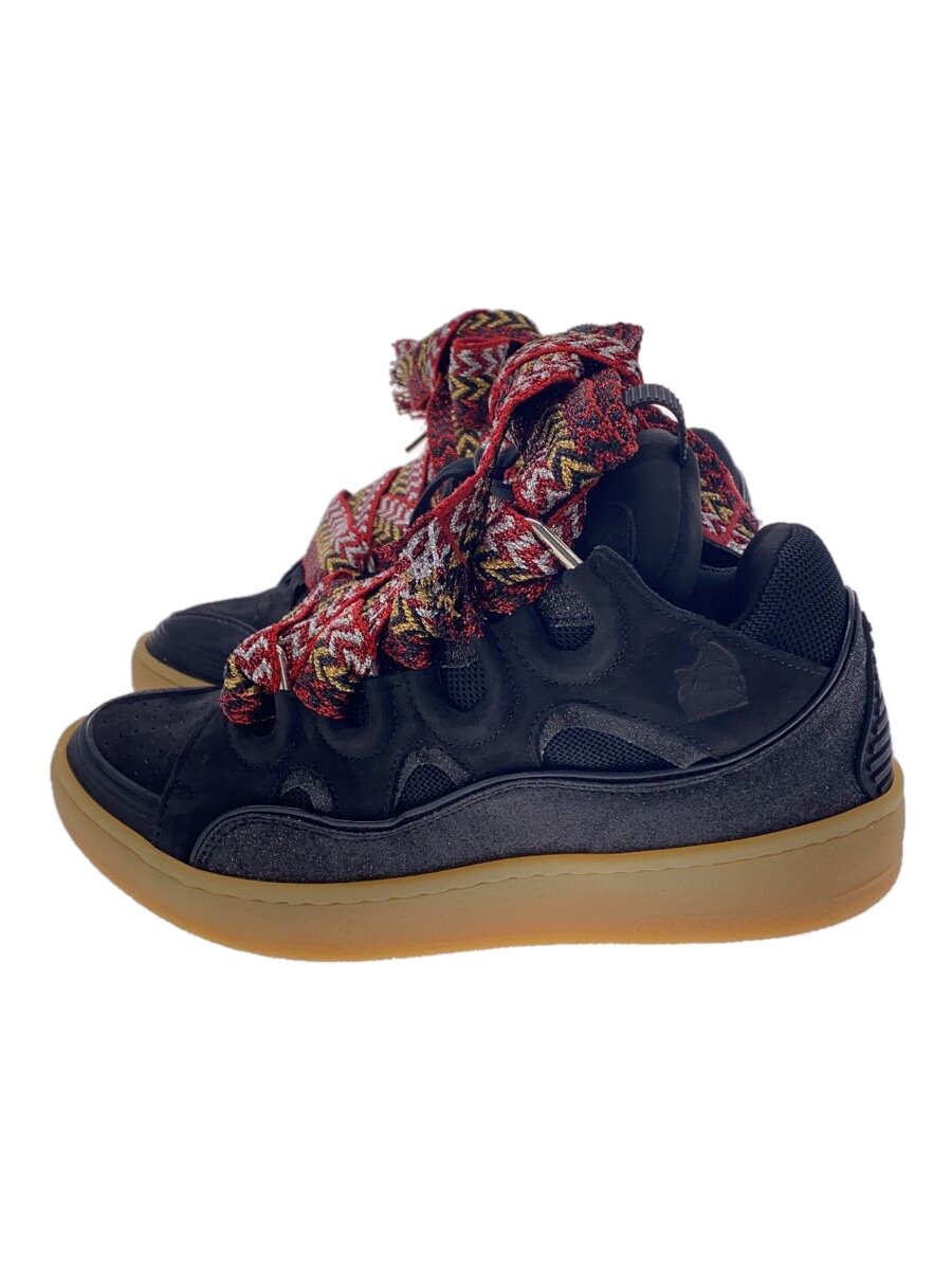 【中古】LANVIN◆ローカットスニーカー/40/黒いこと/FM-SKRK11-DRLX-A22【シューズ】