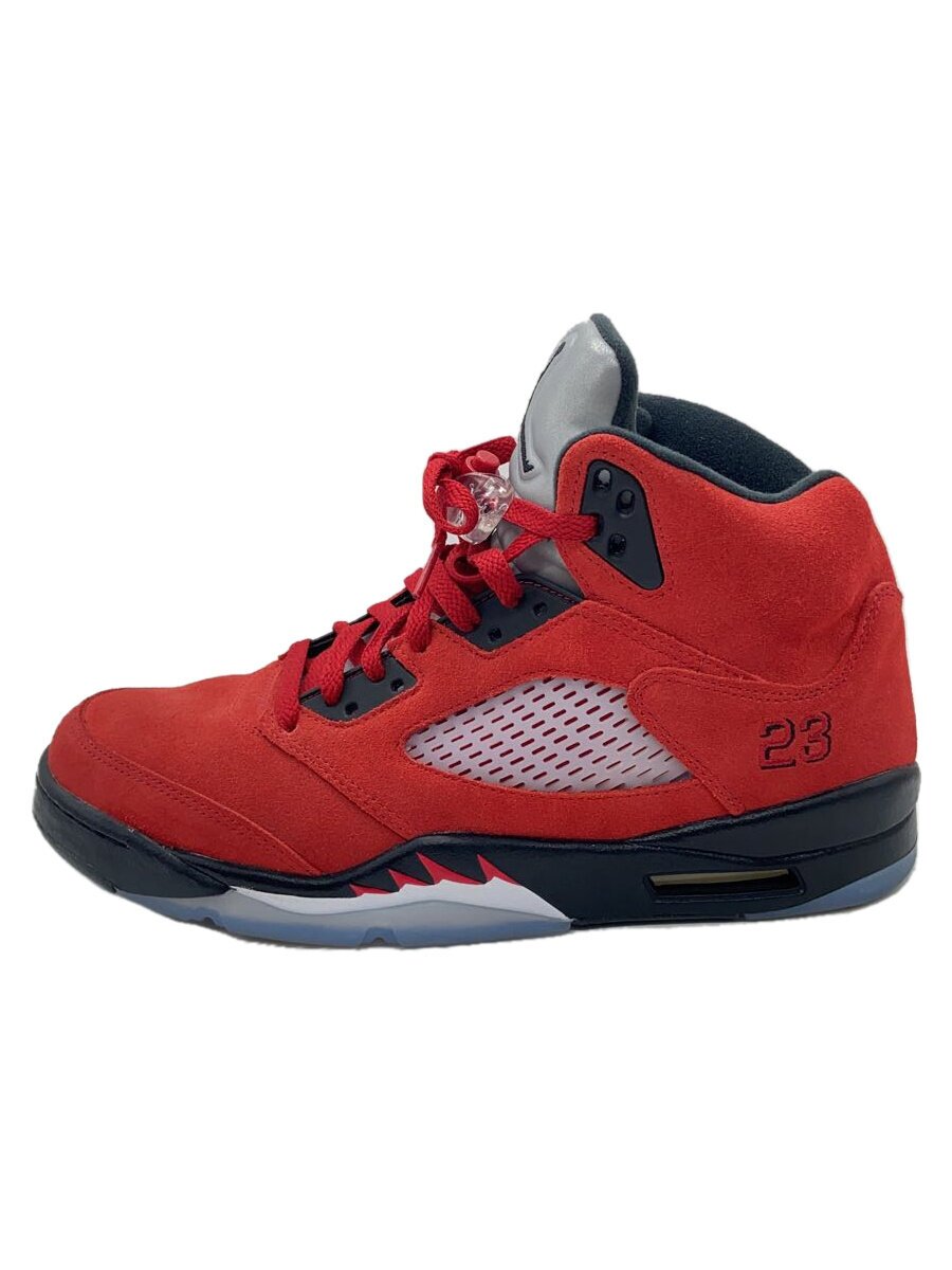 【中古】NIKE◆AIR JORDAN 5 RETRO_エア ジョーダン 5 レトロ/28cm/RED/スウェード【シューズ】｜2ｎｄ STREET 店