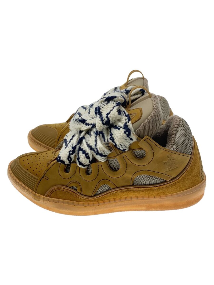 【中古】LANVIN◆ローカットスニーカー/43/駱駝/FM-SKRK11-WOOL-H23【シューズ】