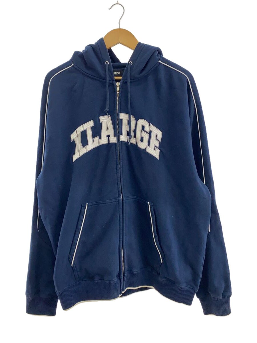 【中古】X-LARGE◆パーカー/XL/綿織物/NVY/101234012008【メンズウェア】