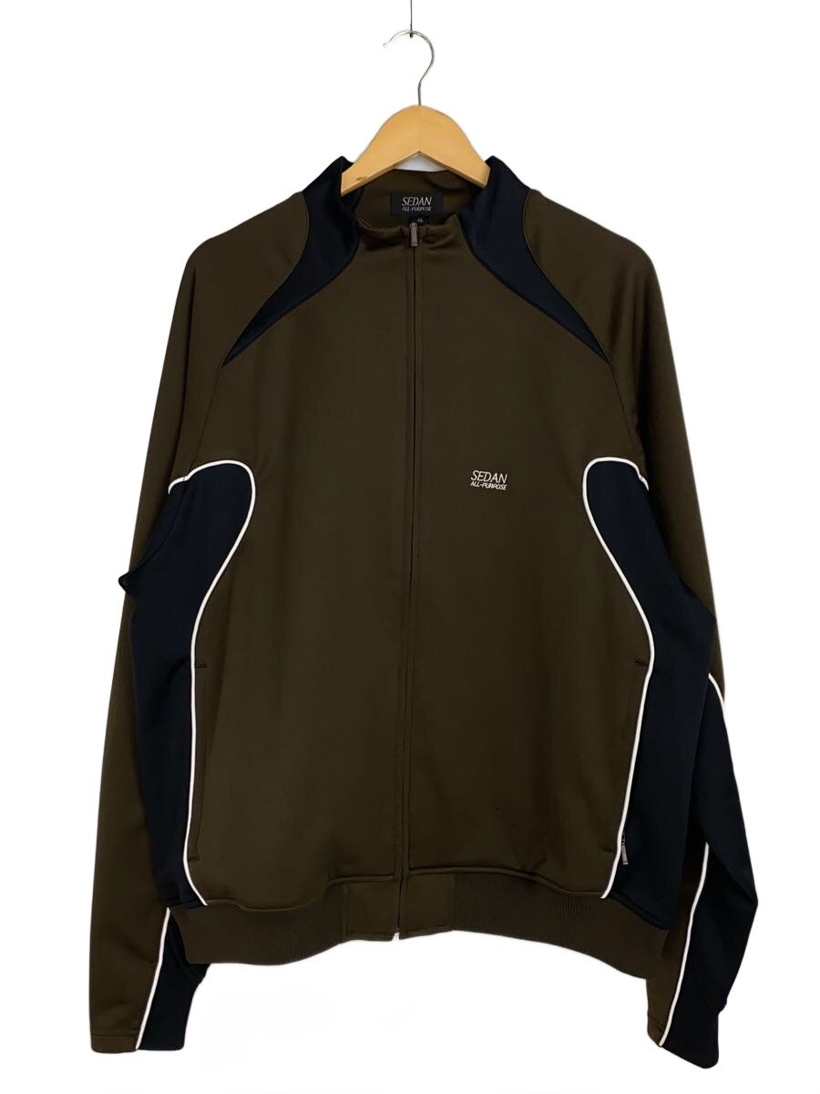 【中古】SEDAN ALL-PURPOSE◆OG Logo Track Jacket/XL/ポリエステル/赤銅色/無地/SD25F-CT04【メンズウェア】