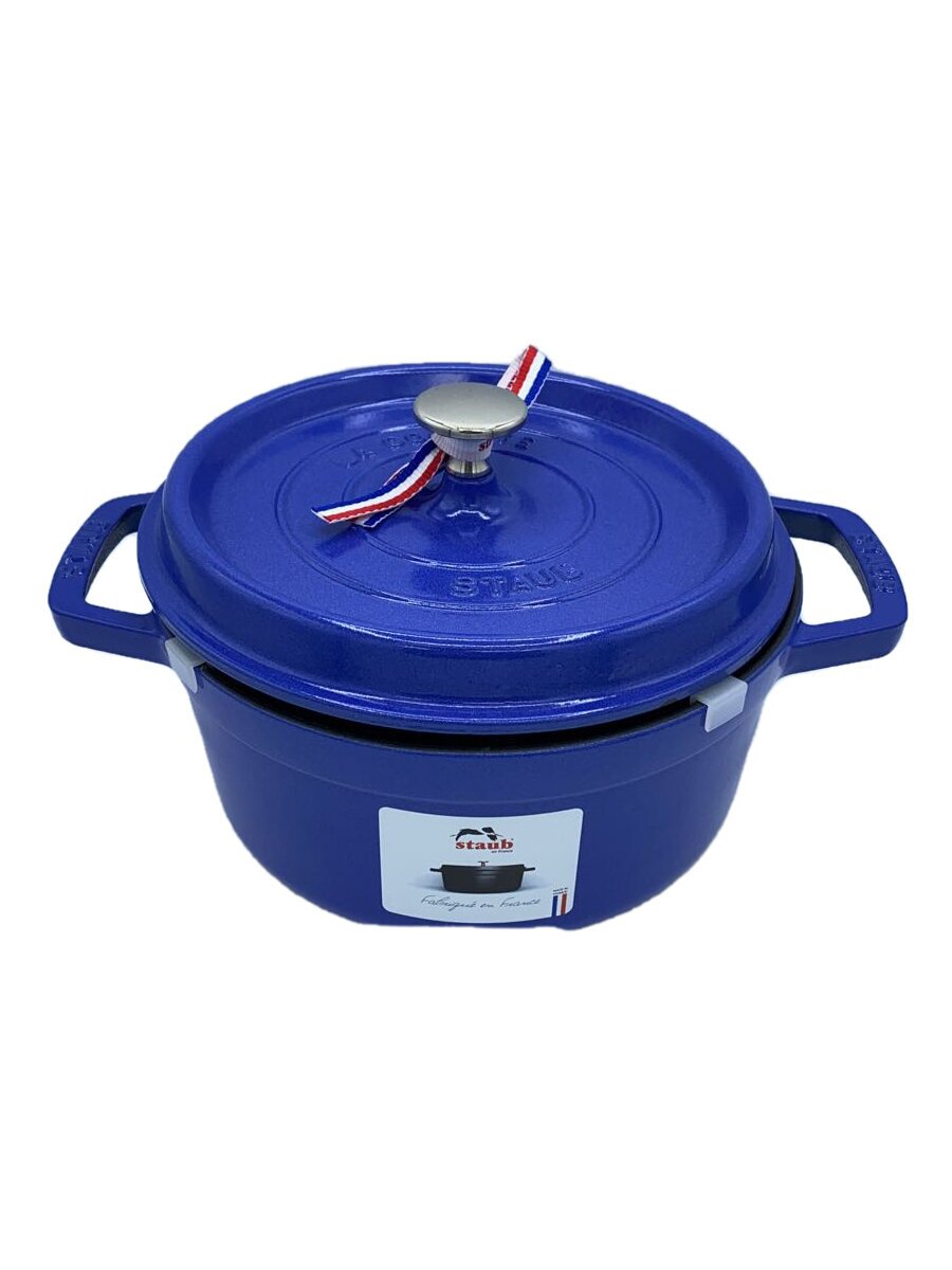 【中古】Staub◆鍋/サイズ:22cm/BLU/11022235【キッチン用品】