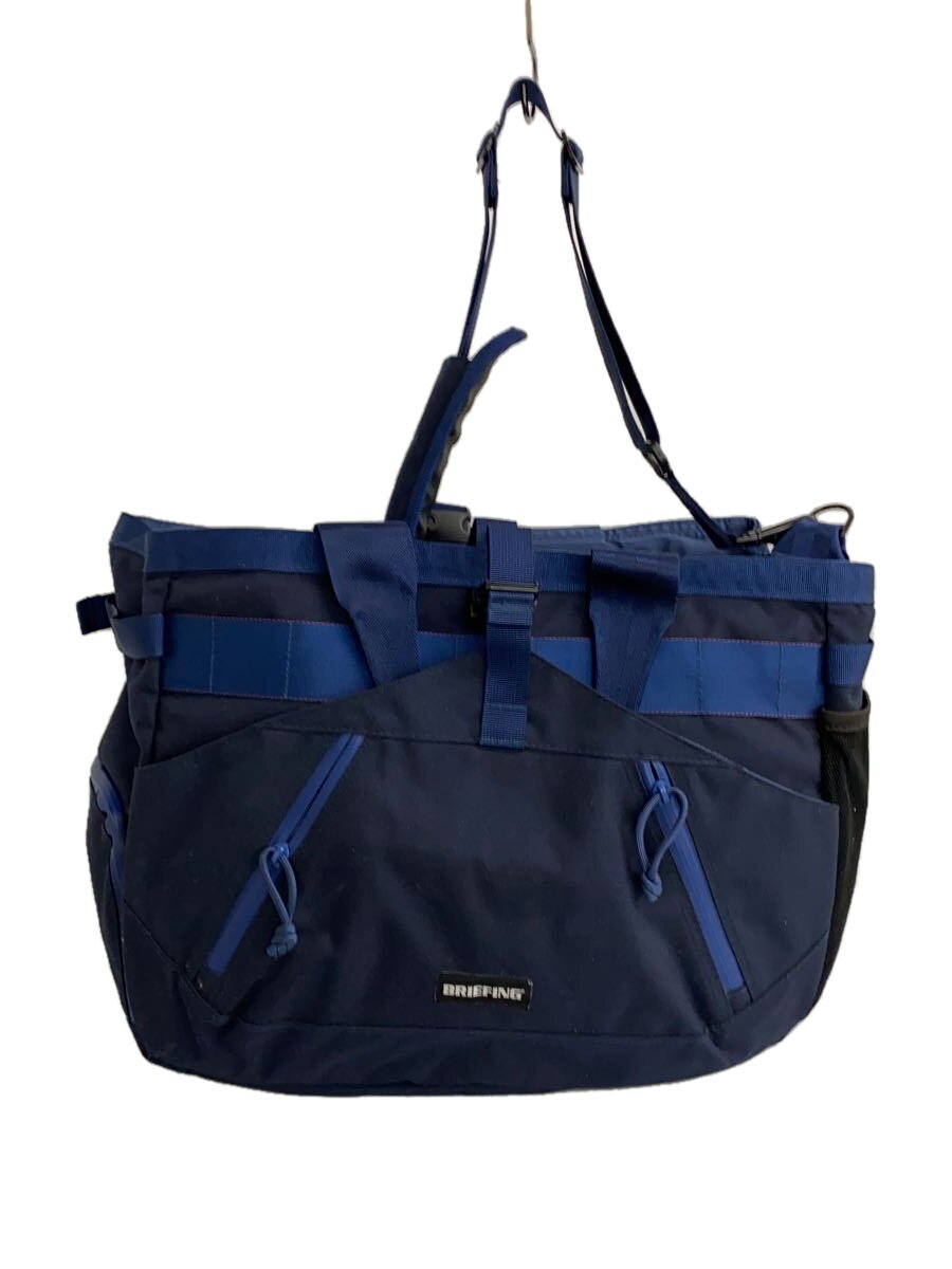 【中古】BRIEFING◆トートバッグ/--/NVY【御徒面子】