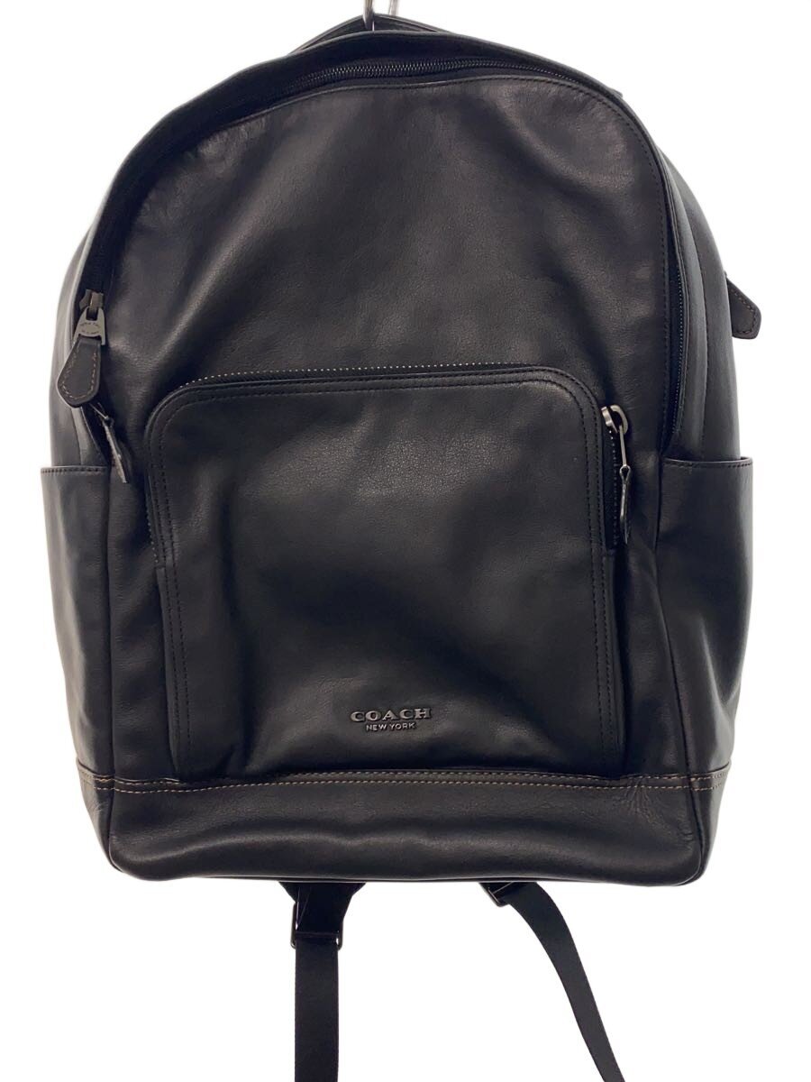 【中古】COACH◆背嚢/黒いこと/F37599//【御徒面子】