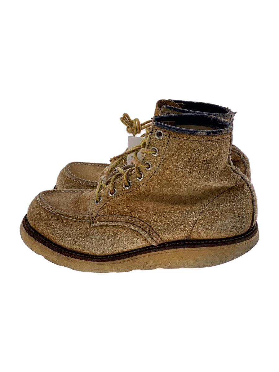 【中古】RED WING◆80s/レースアップブーツ/ベージュ/スウェード/犬タグ【シューズ】|2nd STREET 店