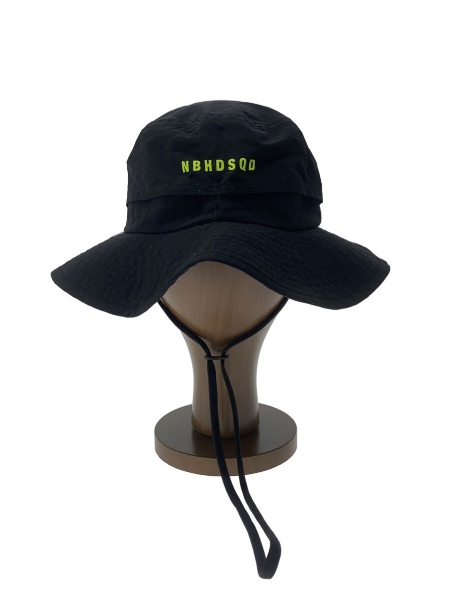 【中古】NEIGHBORHOOD◆かぶり笠/M/ナイロン/BLK/メンズ/191YGNH-HT08/19SS WAVES/CN-HAT/? NULL ?【服飾雑貨他】