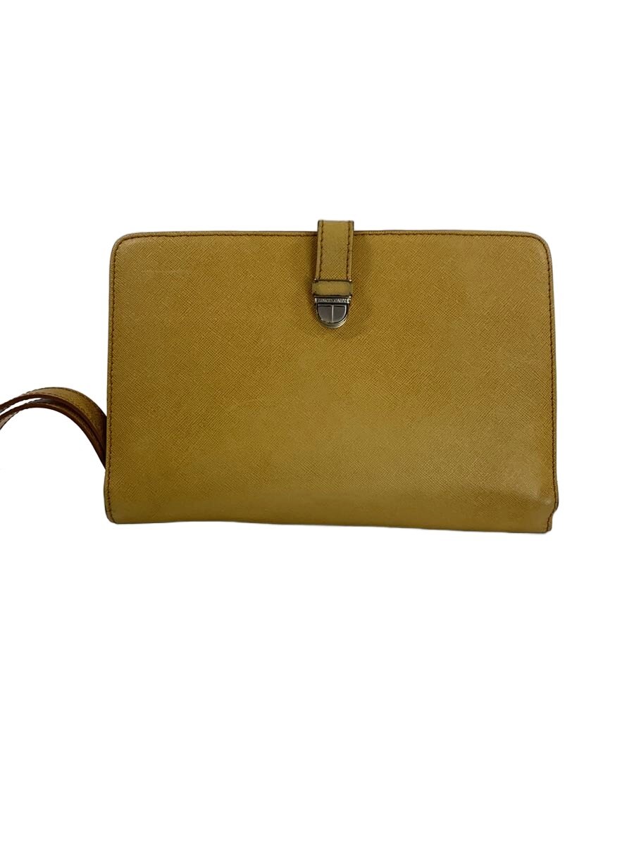 【中古】GIORGIO ARMANI◆二つ目御徒面子/--/YLW/無地/物質の状態思いめぐらす【御徒面子】