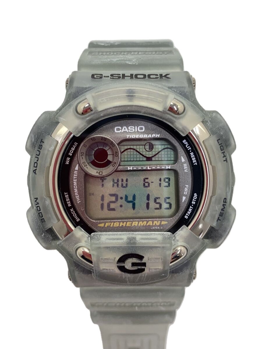 【中古】CASIO◆石英ウオッチ・G-SHOCK/デジタル/GRY【服飾雑貨他】