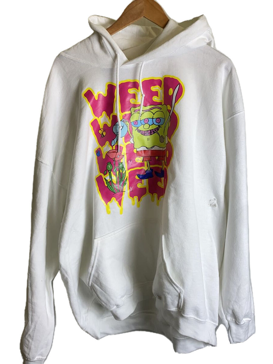 【中古】ZAC VARGAS◆パーカー/--/綿織物/WHT//【メンズウェア】