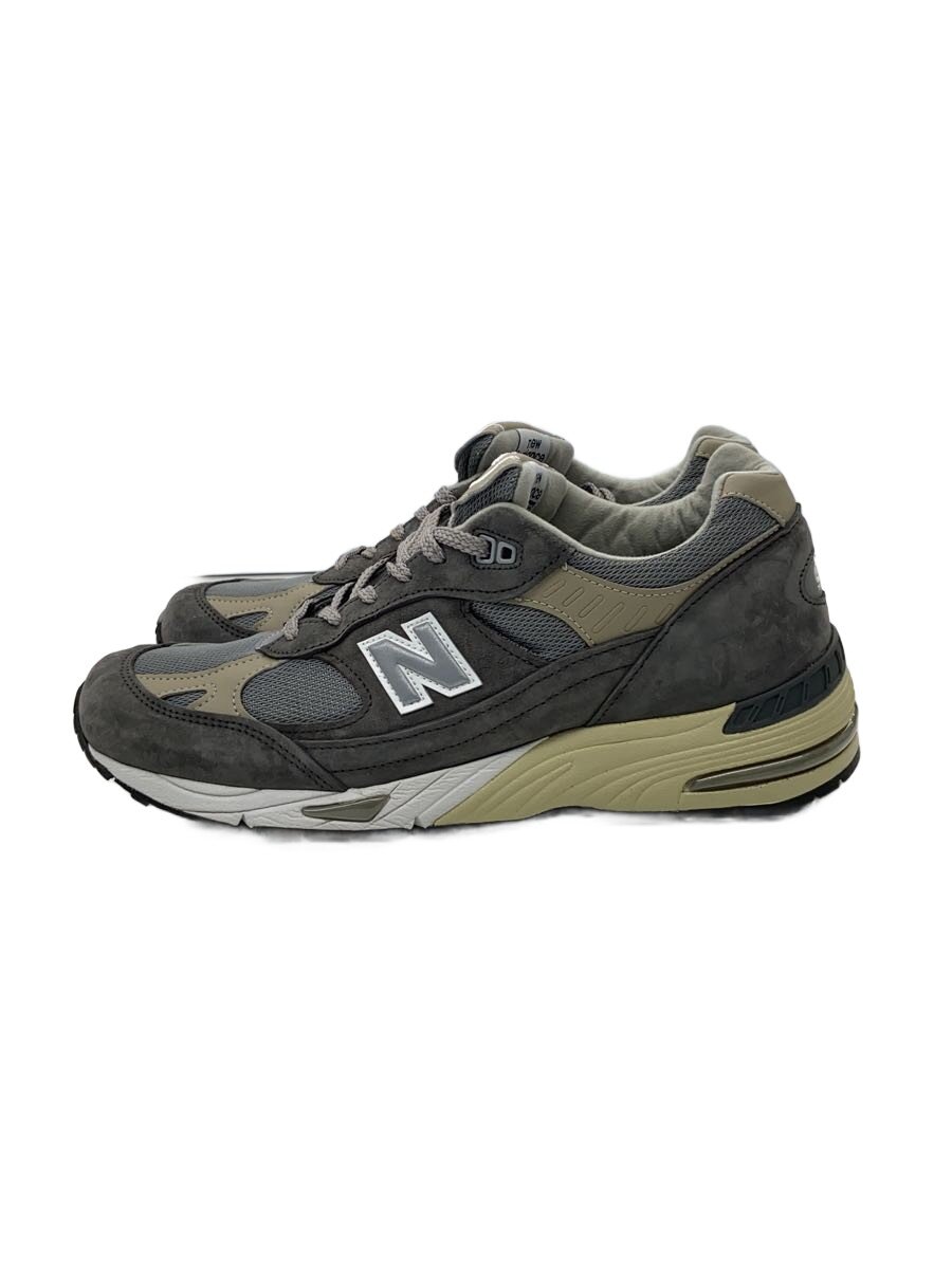 【中古】NEW BALANCE◆ローカットスニーカー/US10.5/GRY/M991UKF【シューズ】