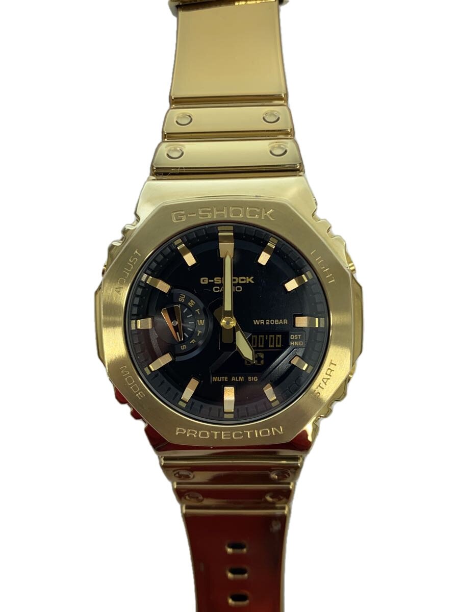 【中古】CASIO◆クォーツ腕時計_G-SHOCK/アナログ/ブラック/ゴールド【服飾雑貨他】|2nd STREET 店