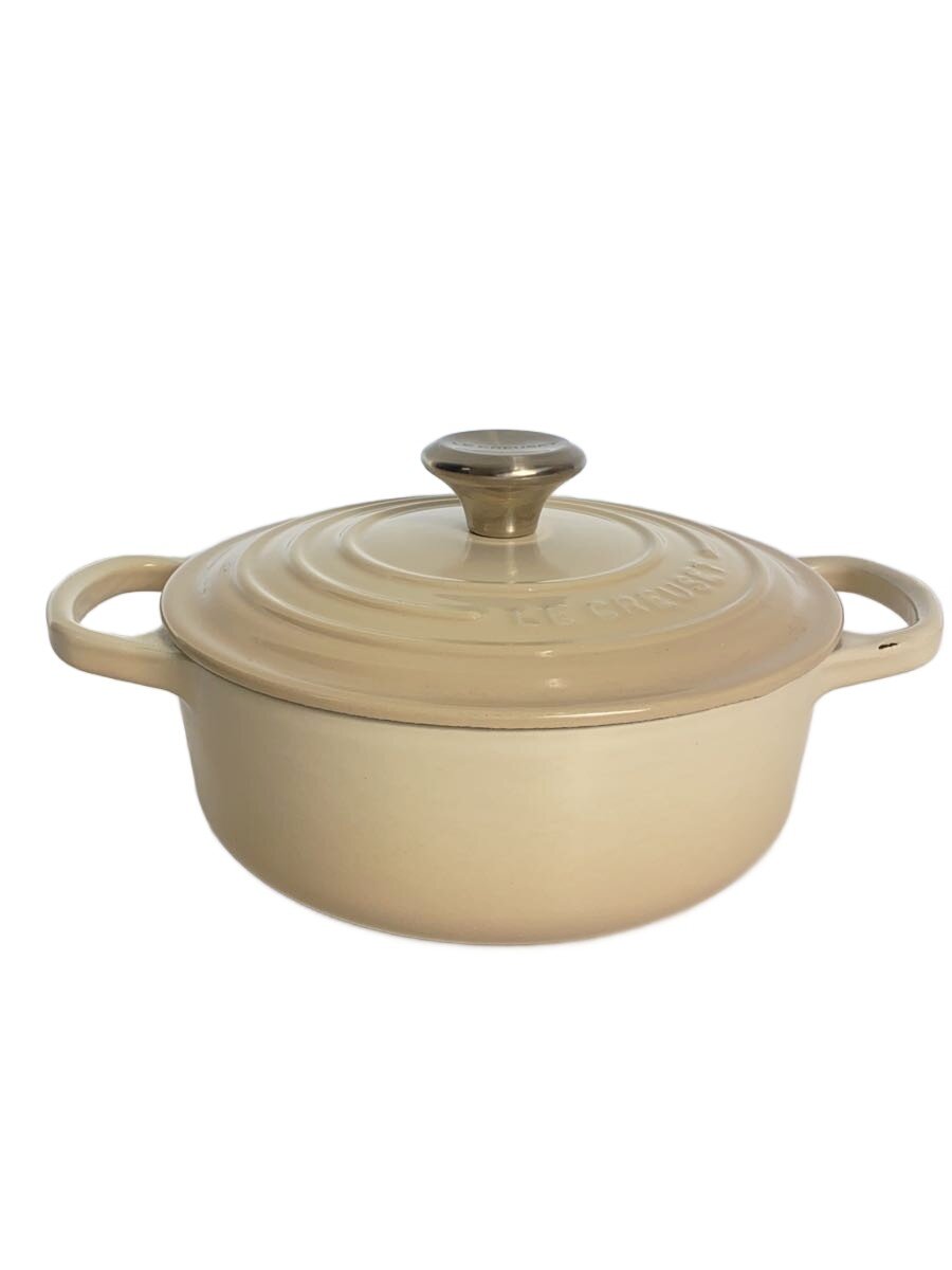 【中古】LE CREUSET◆ココット・ジャポネーズ/ホーロー鍋/静電容量:1.5L/大きさ:18珊/ORN//【勝手もと装置】