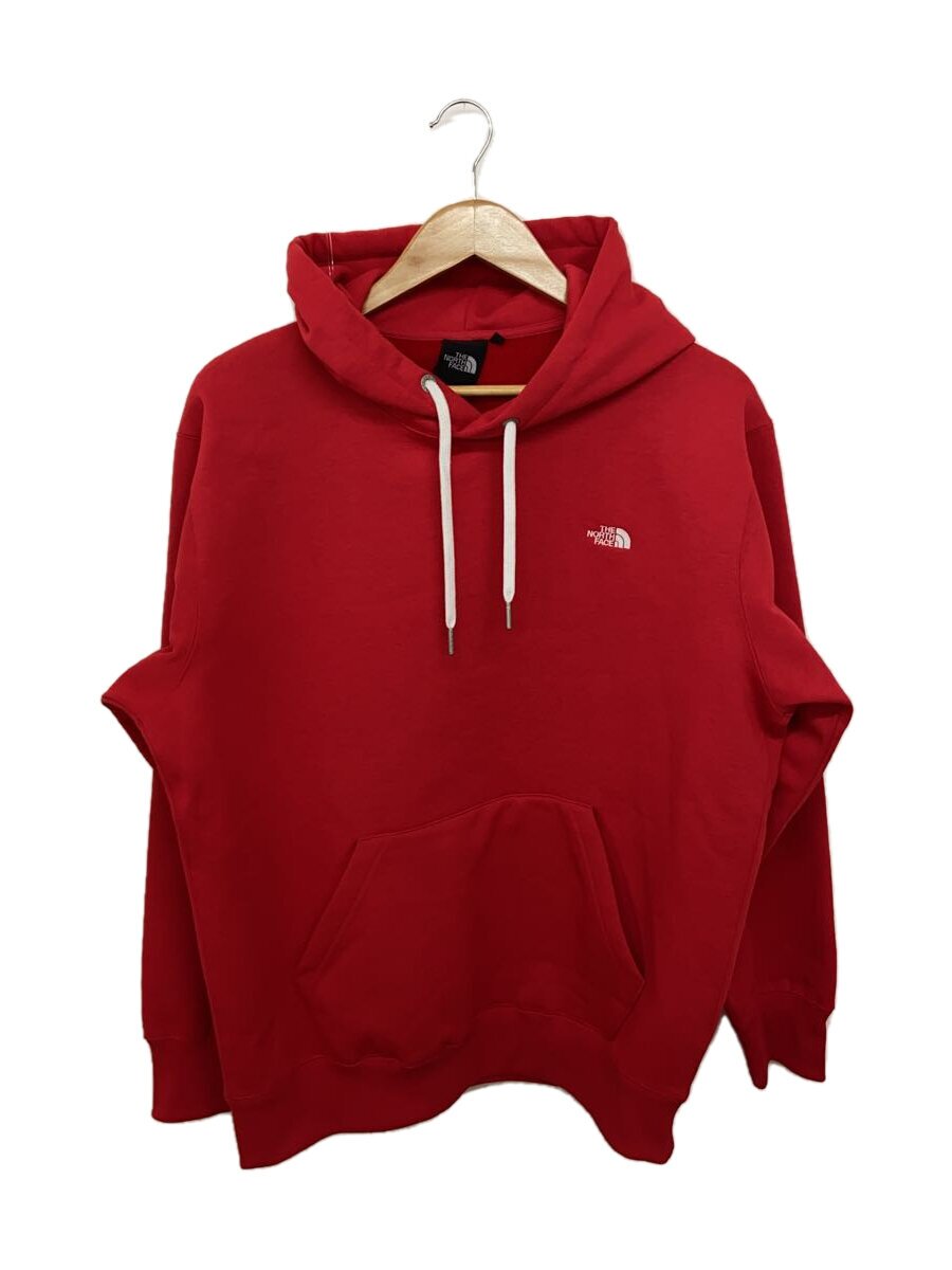 【中古】THE NORTH FACE◆SMALL LOGO HEATHER SWEAT HOODIE_スモールロゴヘザースウェットフーディ/M/綿織物【メンズウェア】