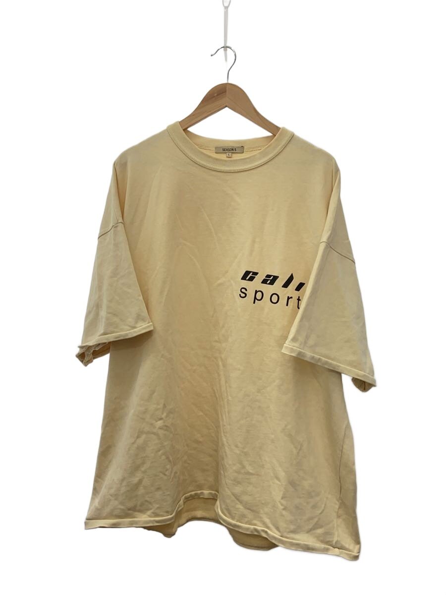 【中古】YEEZY◆プルオーバー/L/綿織物/IVO/刷り上げる/KW5U1220【メンズウェア】