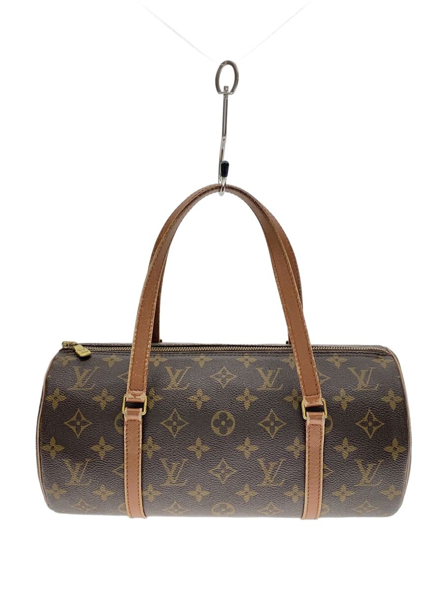 【中古】LOUIS VUITTON◆2)パピヨン30_モノグラム・帆布/PVC/BRW【御徒面子】