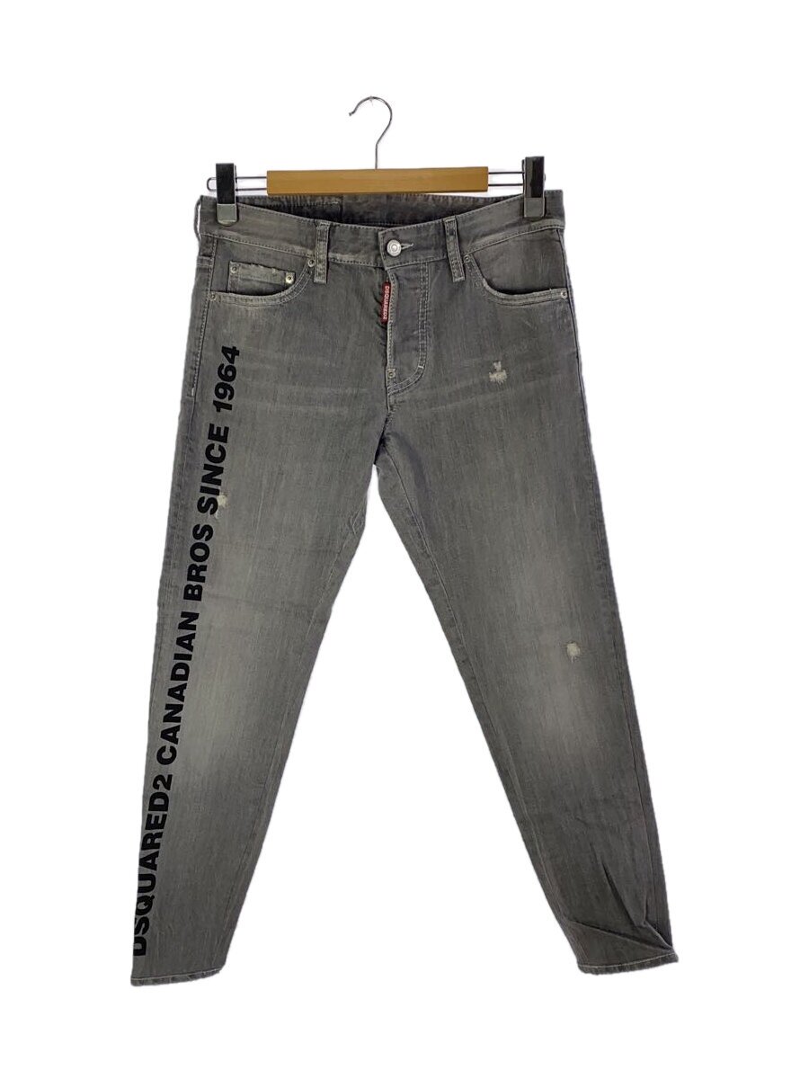 【中古】DSQUARED2◆下つ方/44/ジーンズ/GRY/s74重量ポンド0785 s30260【メンズウェア】