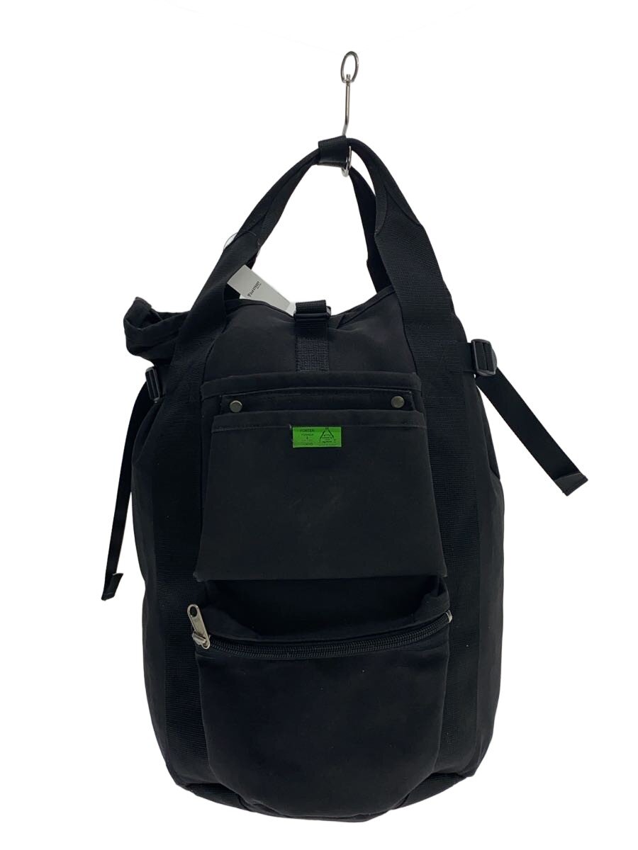 【中古】PORTER◆UNION/RECORD BAG/御徒面子/ポリエステル/BLK/782-08614//【御徒面子】