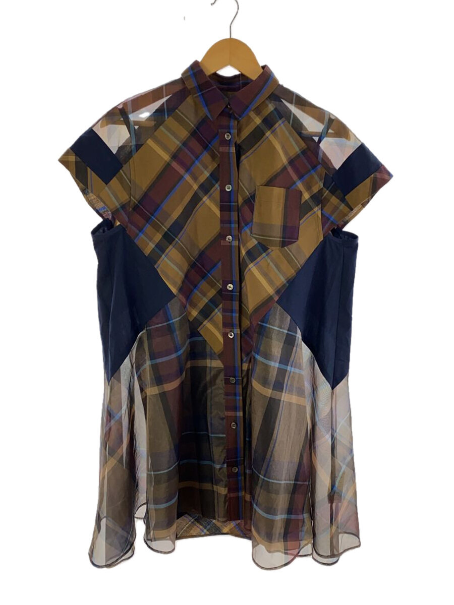 【中古】sacai◆19年プルオーバー衣装/2/ポリエステル/CML/照合のしるし/19-04454【レディース御召しもの】