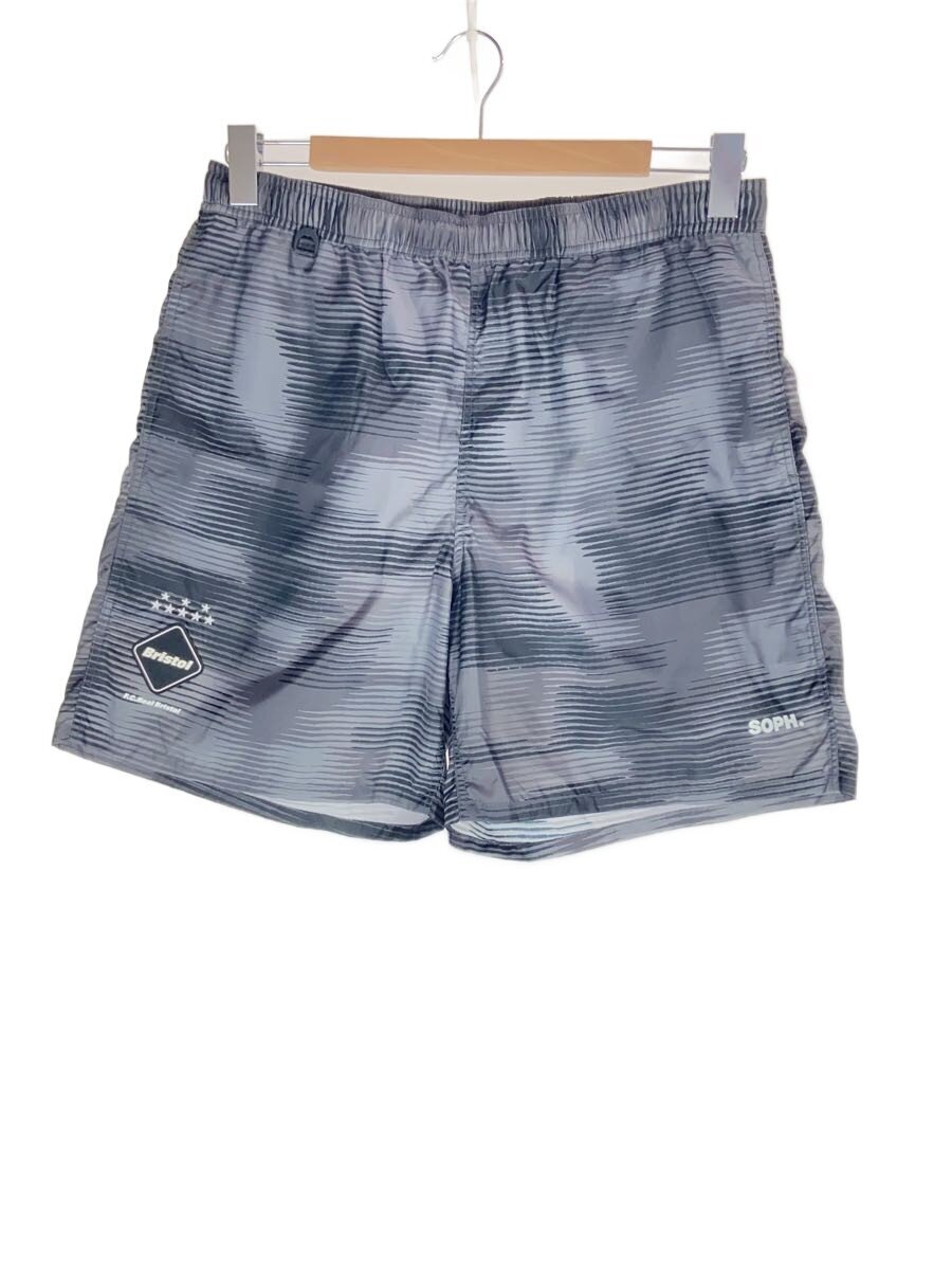 【中古】F.C.R.B.(F.C.Real Bristol)◆25SS/SPEED CAMO EASY SHORTS/S/ポリエステル/GRY/総柄【メンズウェア】