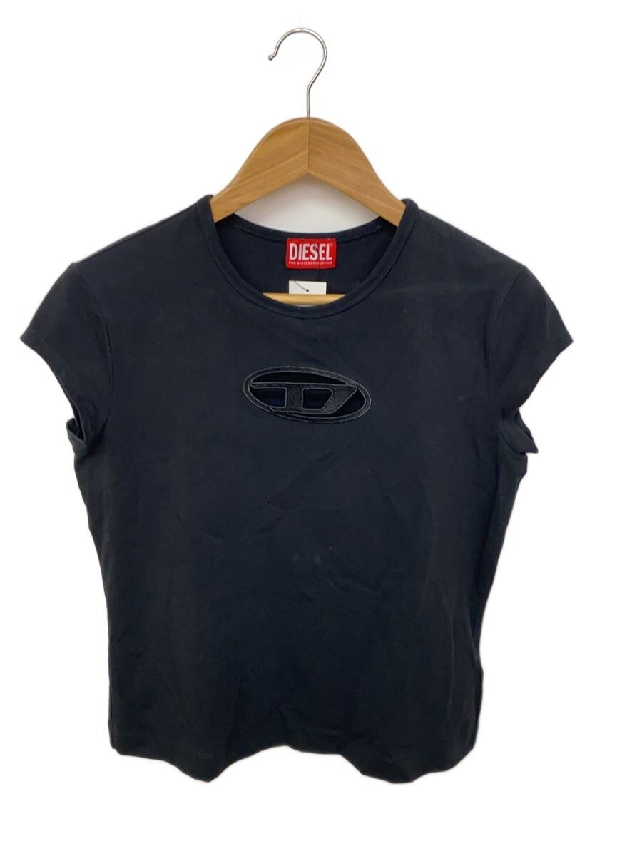 【中古】DIESEL◆T-ANGIE/半袖カットソー/L/綿織物/黒いこと【レディース御召しもの】