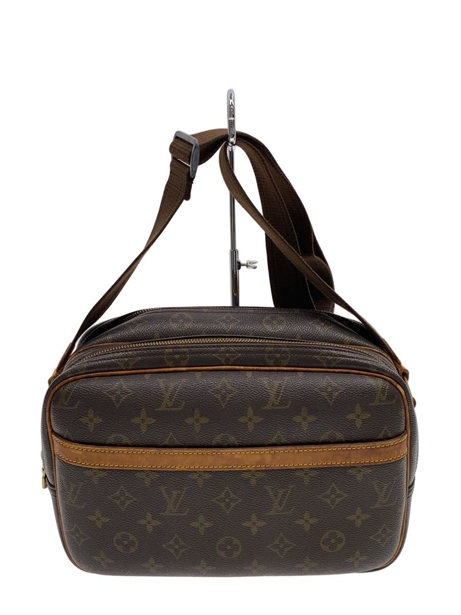 【中古】LOUIS VUITTON◆特派員PM_モノグラム・帆布/PVC/BRW【御徒面子】